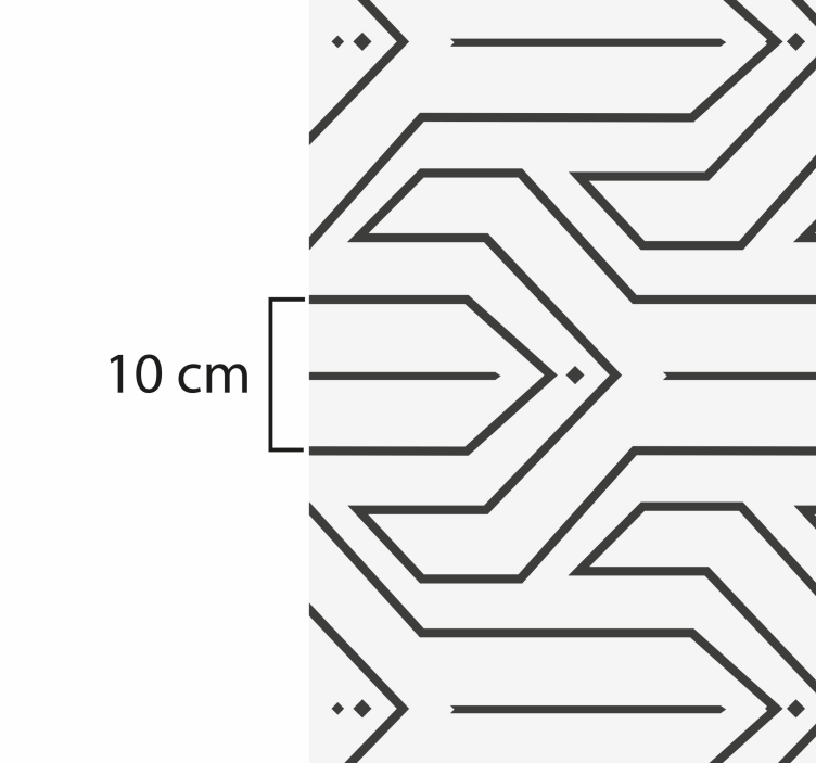 xαλί γεωμετρικού σχεδιασμού Γεωμετρικός Πατρώνας - TenStickers