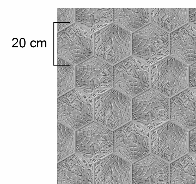 xαλί σαλονιού Τα πλακάκια Gaudi βαρισμένα Τα βαρισμένα πλακάκια G - TenStickers