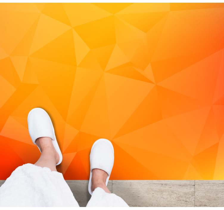 xαλί σαλονιού γεωμετρικό εφέ κλίσης - TenStickers