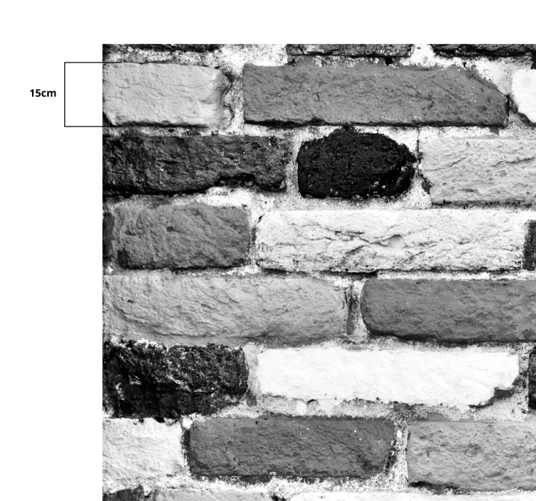 φανταστικό μαύρο και άσπρο πέτρινο χαλί βινυλίου - TenStickers