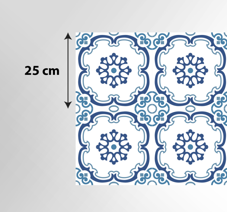 πορτογαλικά πλακάκια μοτίβο κουζίνα κουβέρτα βινυλίου - TenStickers