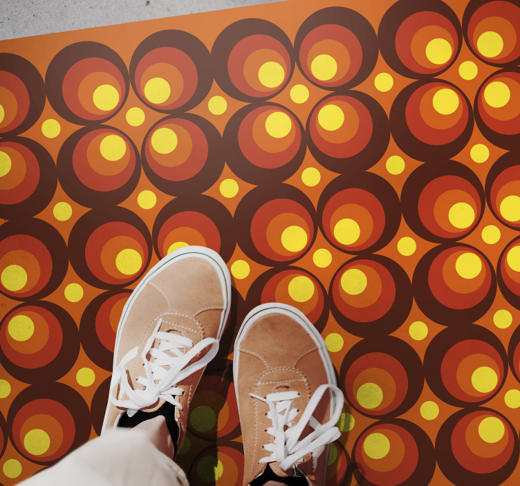 Παλιά κουβέρτα της δεκαετίας του '70 με vintage χαλί - TenStickers