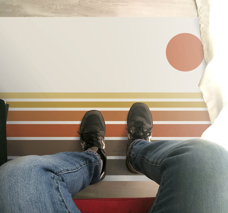 Γεωμετρικά χαλιά ρετρό της δεκαετίας του '70 - TenStickers