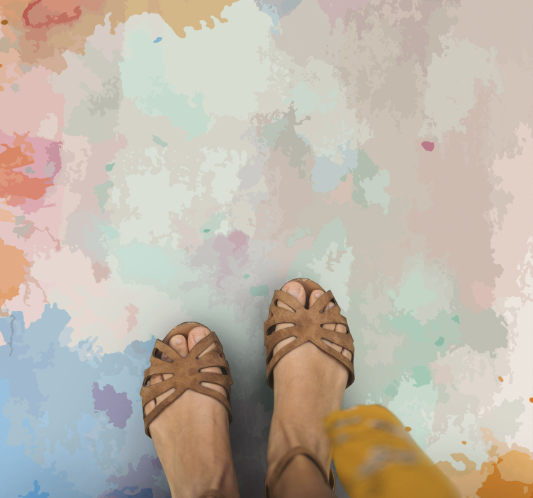 αφηρημένη κουβέρτα περιοχή χαλιών μοντέρνο χαλί - TenStickers