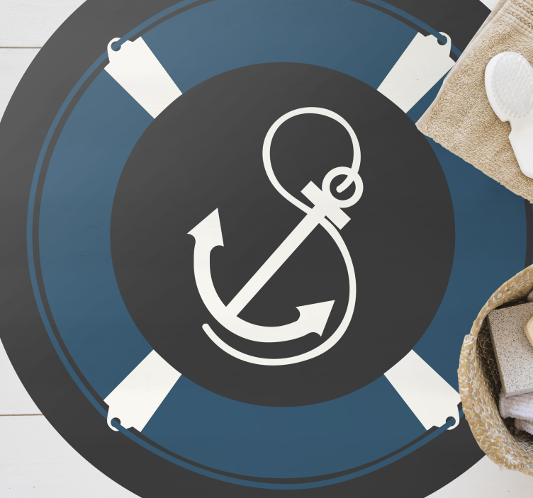 άγκυρα χαλί εφήβων βινυλίου χαλί - TenStickers