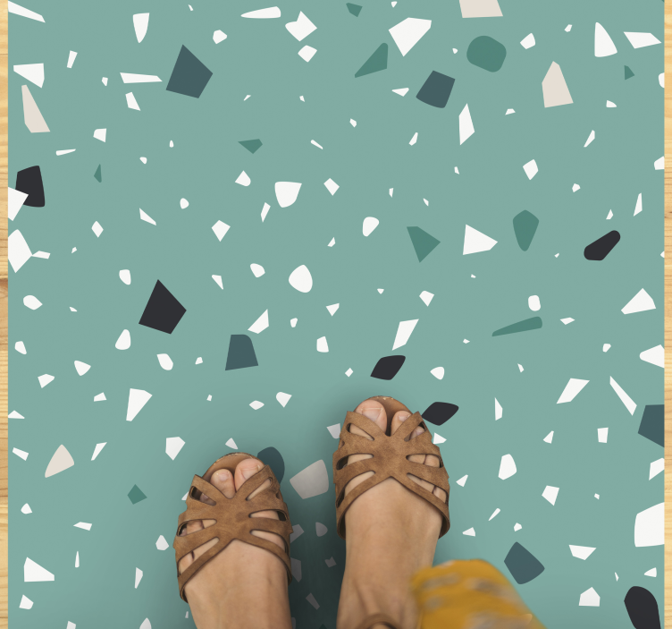 χαλί υφή γαλαζοπράσινου - TenStickers