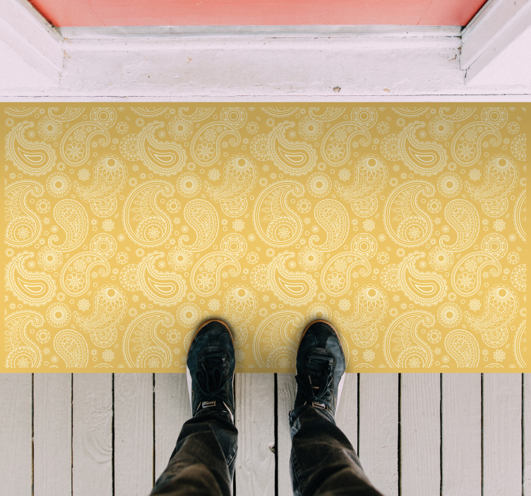 αραβικό χαλί βινυλίου αίθουσα εισόδου paisley - TenStickers