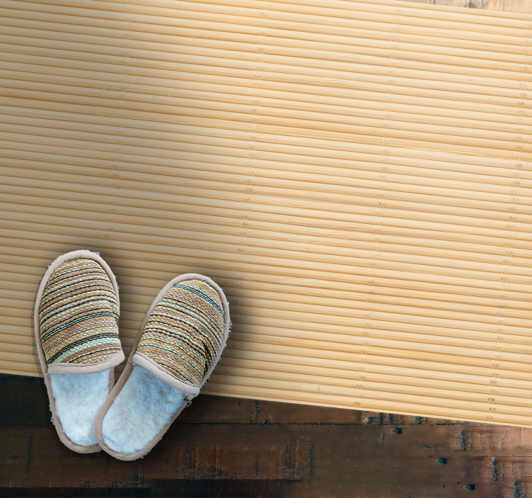 Μπαμπού απομίμηση μοτίβο υφή χαλί - TenStickers