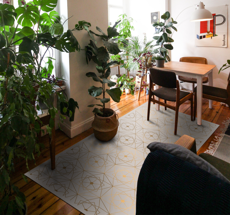 καφέ υφή μωσαϊκό πλακάκια δαπέδου - TenStickers