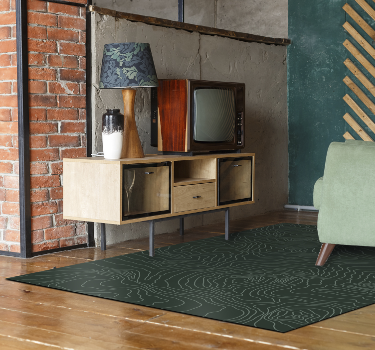 παγκόσμιος χάρτης τοπογραφικός χάρτης pvc - TenStickers