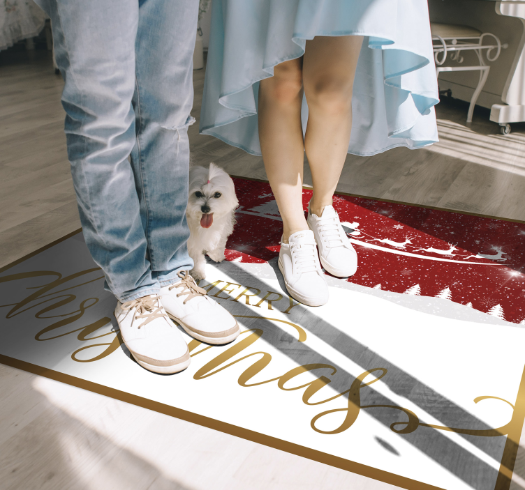 χαλί σαλόνι βινυλίου με κύματα - TenStickers