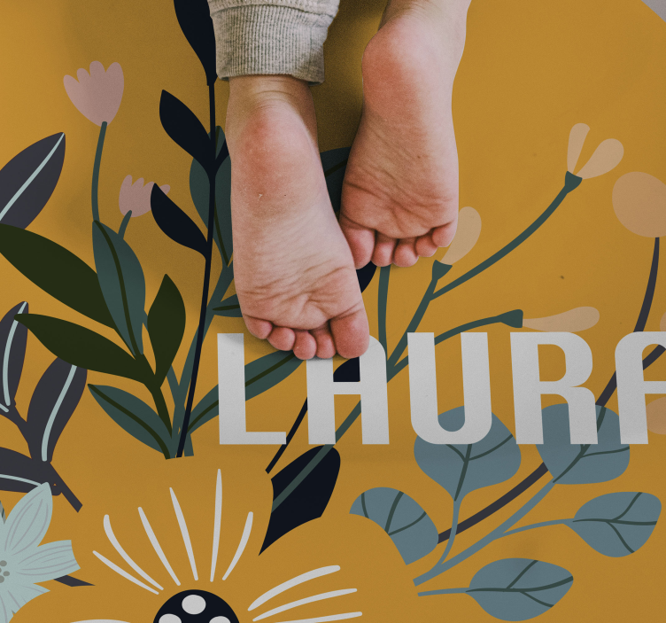 εξατομικευμένα φυτά εξατομικευμένο χαλί - TenStickers