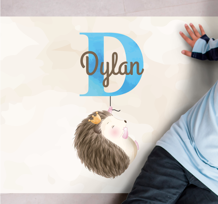 χαριτωμένα ζώα σκαντζόχοιρος πατάκι μωρών - TenStickers