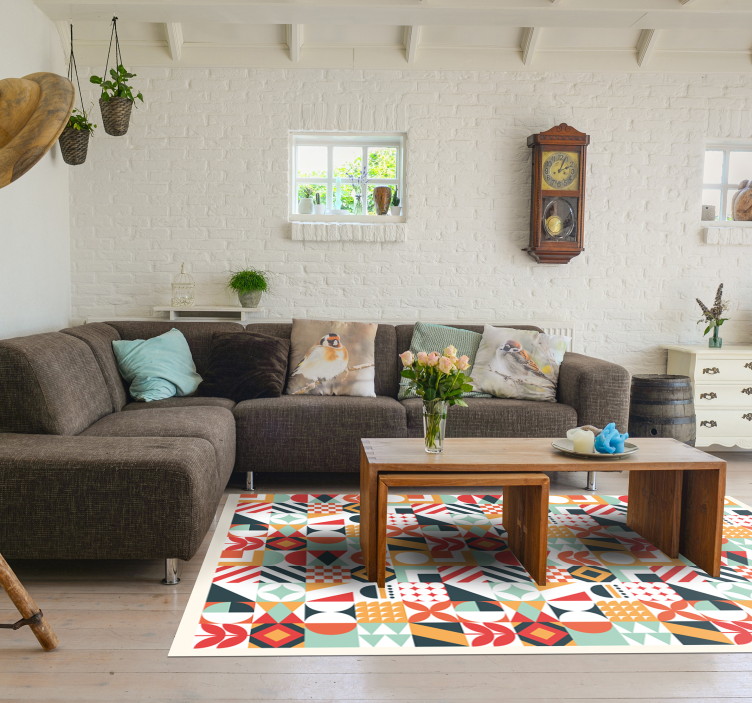 διαφορετικά σχέδια ψηφιδωτά πλακάκια δαπέδου - TenStickers