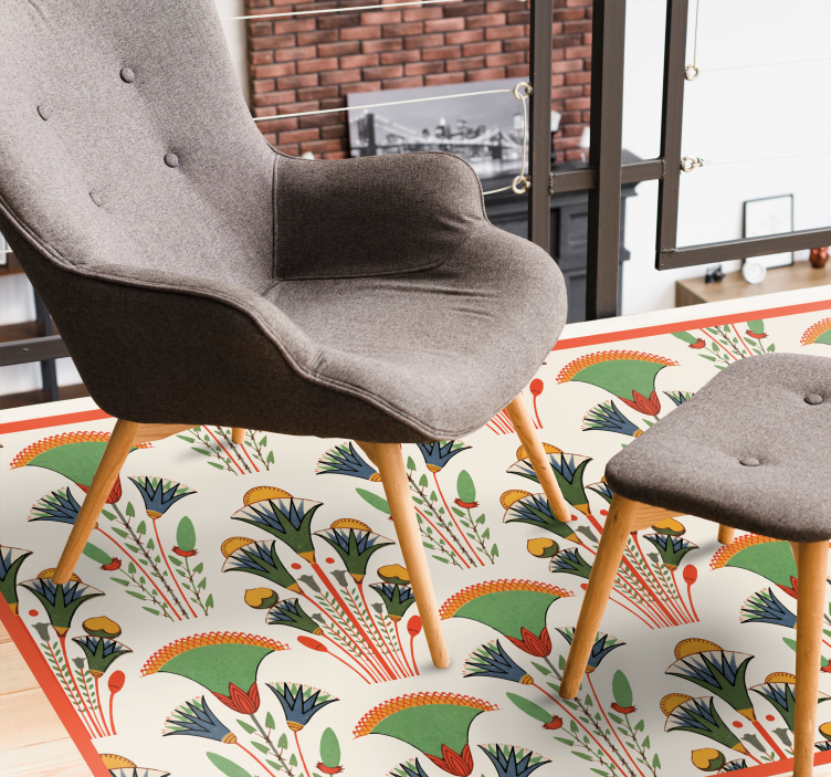 Vintage χαλί βινυλίου αιγυπτιακού στιλ - TenStickers