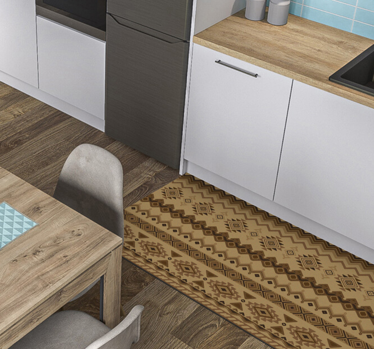 εθνοτικές κιλίμ σχεδίασης χαλιά βινυλίου - TenStickers