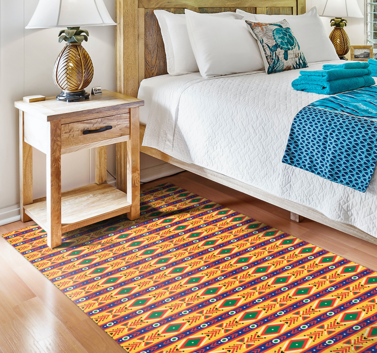 Εθνικό χαλί έθνικ μοτίβο μοτίβο - TenStickers