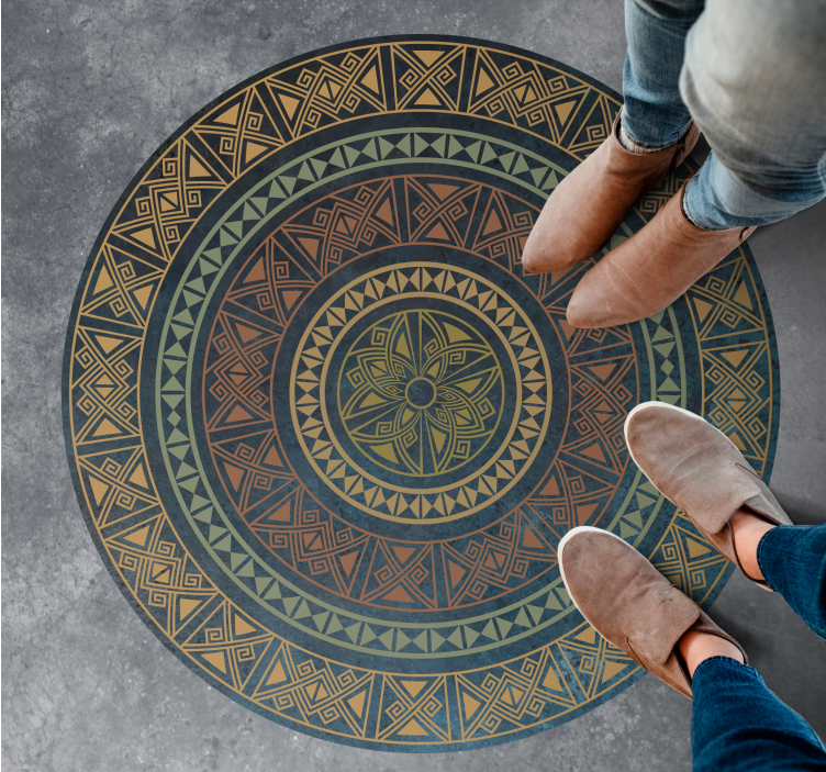 Εθνικό χαλί αρχαία μάνταλα - TenStickers