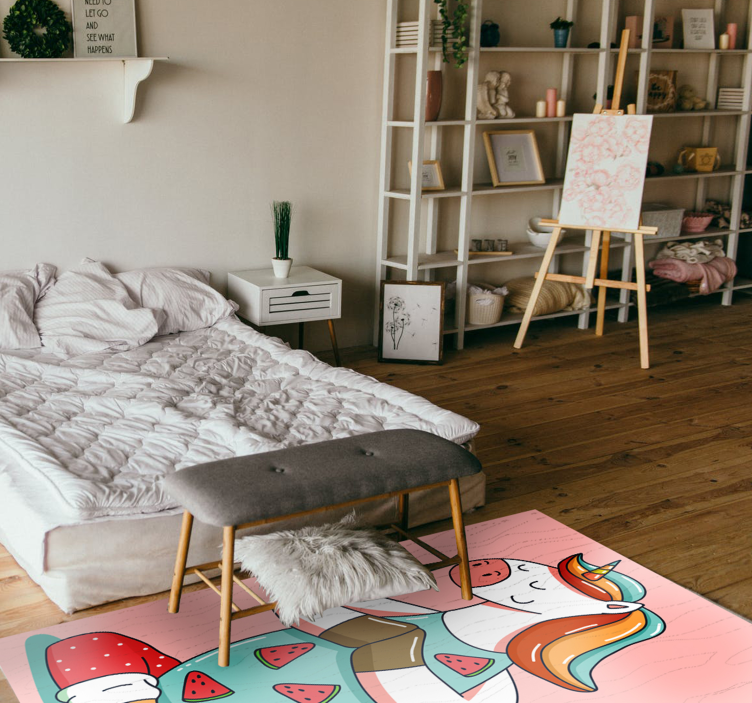 χαλί μονόκερου γυμναστικής - TenStickers