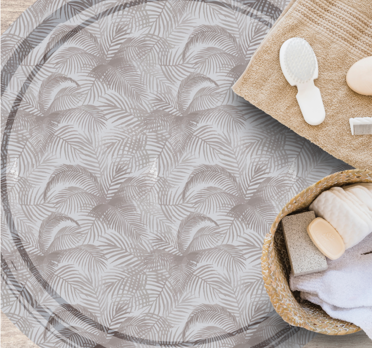 xαλί βινυλίου με λουλούδια βοτανική επικάλυψη - TenStickers