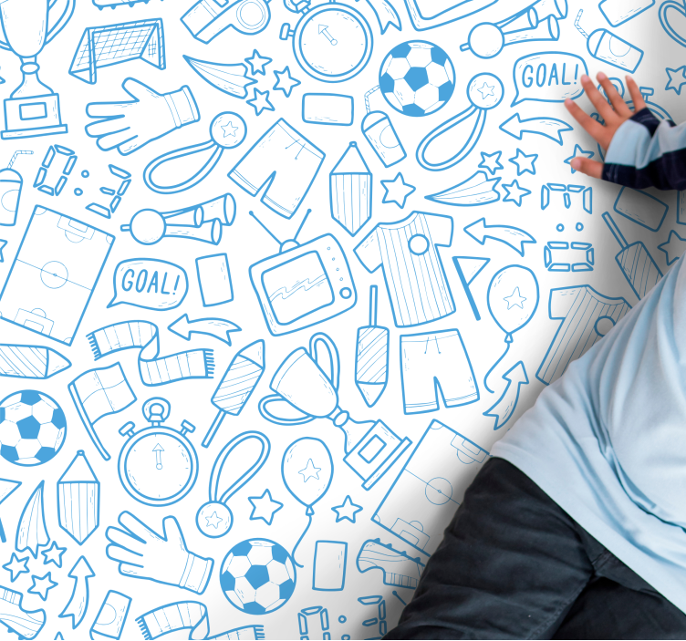 παιχνίδι βινυλίου χαλί αθλητικά στοιχεία - TenStickers