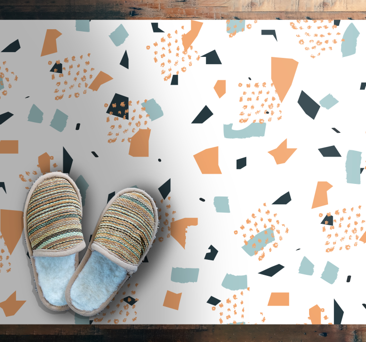 xαλί γεωμετρικού σχεδιασμού αφηρημένα σχήματα έννοια - TenStickers