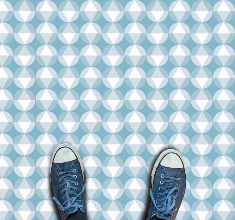 xαλί γεωμετρικού σχεδιασμού δυναμικό μοτίβο διαμαντιού - TenStickers