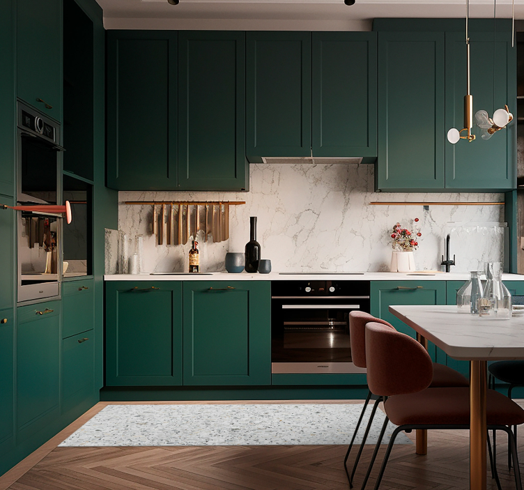 γκρίζο χαλί από βερνίκι υφή τεραζώ - TenStickers