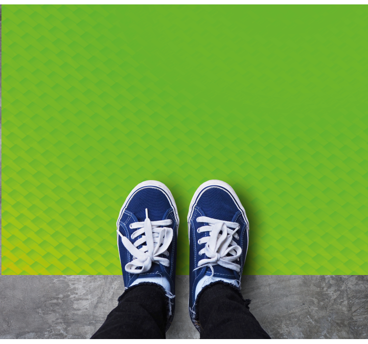 χαλί από βινύλιο από πράσινο άνθρακα - TenStickers