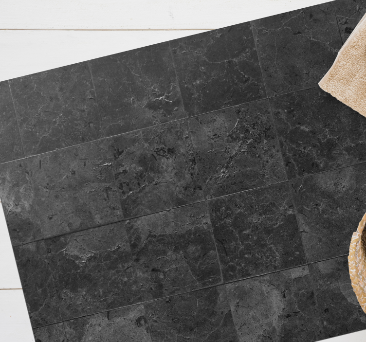 γκρι πλακάκια υφή μοντέρνο χαλί - TenStickers