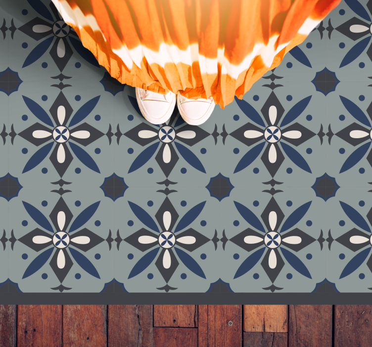 υδραυλικά κεραμίδια δαπέδου κουζίνας - TenStickers