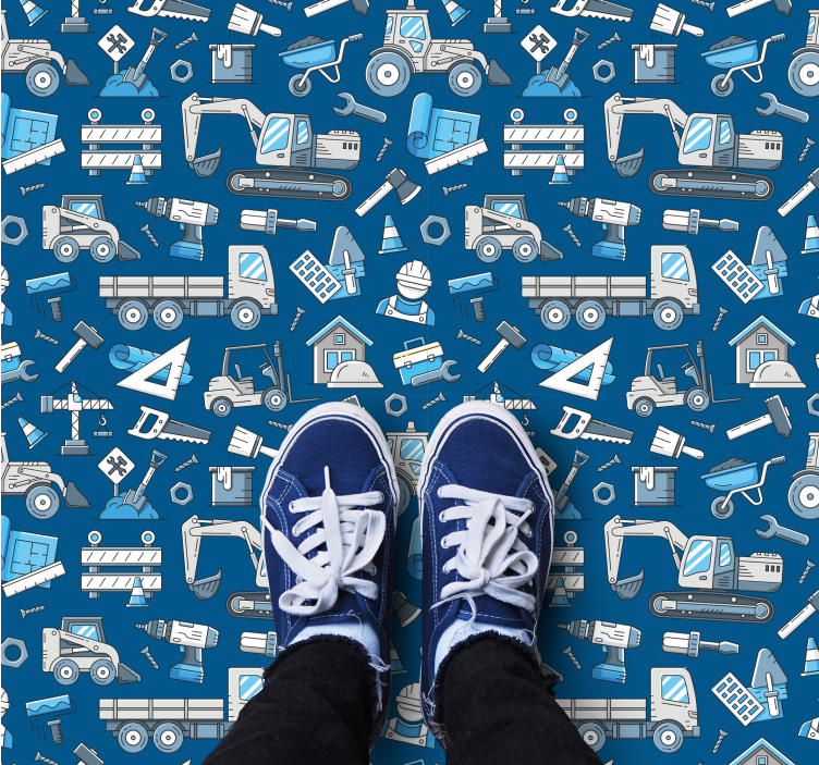 μοκέτα βινυλίου εκτύπωση εργαλείων κατασκευής - TenStickers