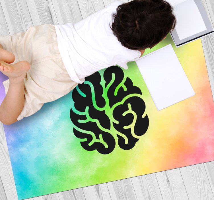 μοκέτα βινυλίου εκπαιδευτικό ουράνιο τόξο - TenStickers