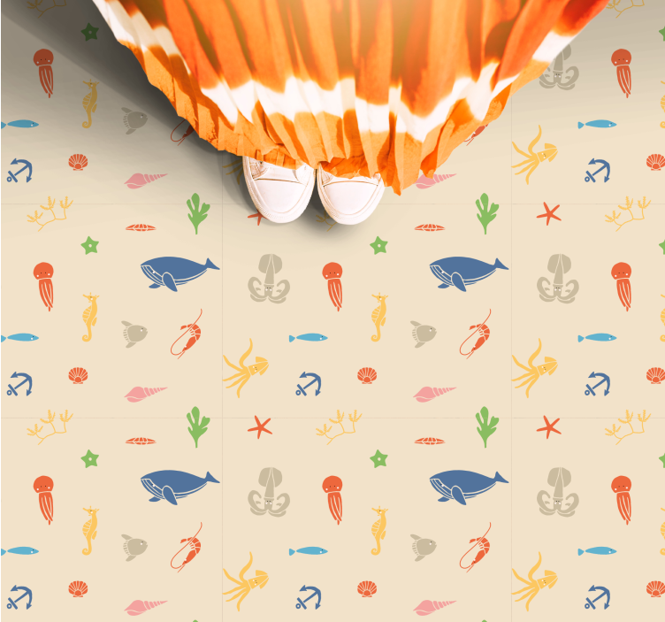 μοκέτα βινυλίου υποθαλάσσια εξερεύνηση - TenStickers