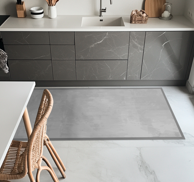 χαλιά κουζίνασ απαλό γκρι - TenStickers