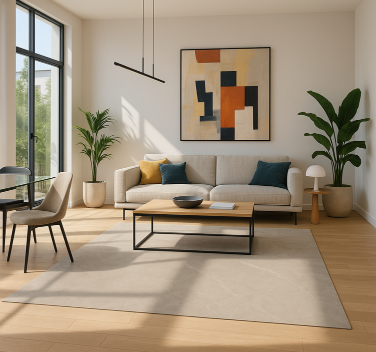 xαλί σαλονιού κανονικό πλακάκι τσιμέντου - TenStickers