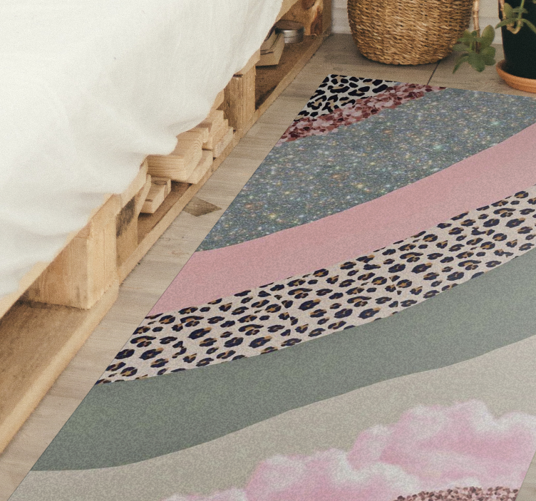 μαγικές ρίγες με εκτυπώσεις ριγέ χαλί - TenStickers