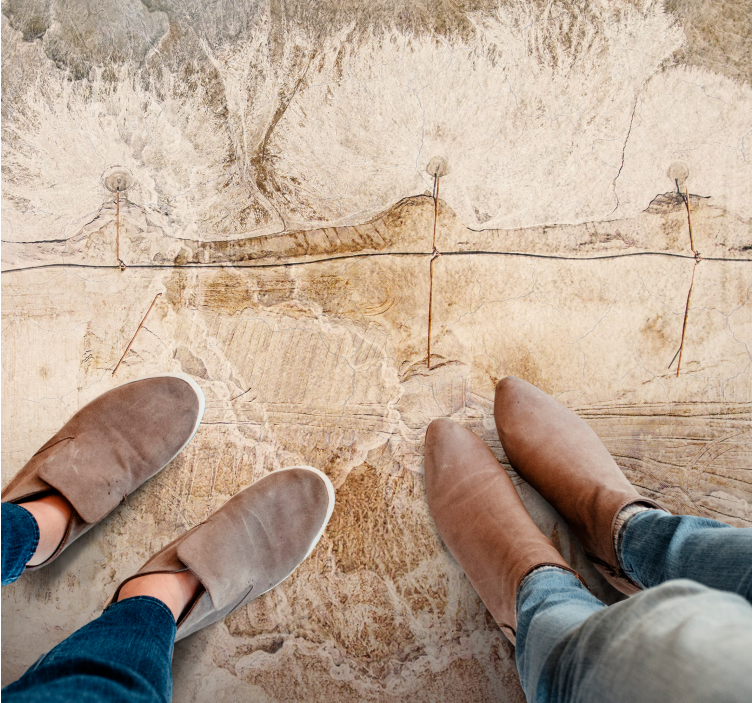 xαλί βινυλίου με εφέ πέτρας φυσική πέτρα υφή - TenStickers