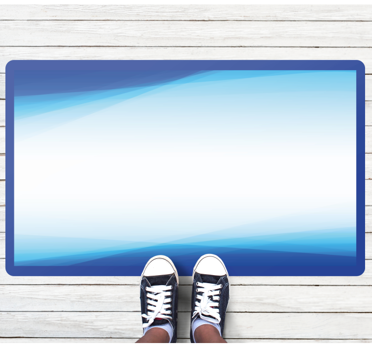 Μινιμαλιστικό χαλί από βινύλιο δροσερό μείγμα διαβάθμισης - TenStickers