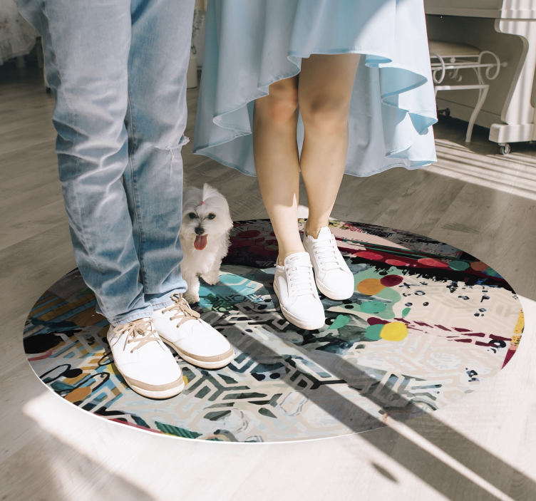 μείγμα αστικής τέχνης μοντέρνο χαλί βινυλίου - TenStickers