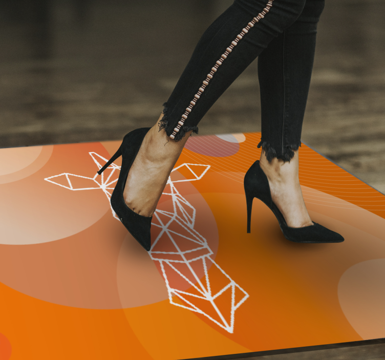 μοντέρνο χαλί αφηρημένα γεωμετρικά μοτίβα - TenStickers