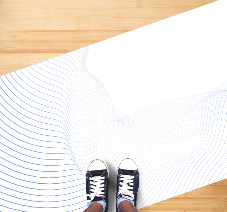 μοντέρνο χαλί μοτίβο ρευστού κύματος - TenStickers