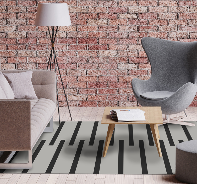 μοντέρνο χαλί κομψό ριγέ μοτίβο - TenStickers