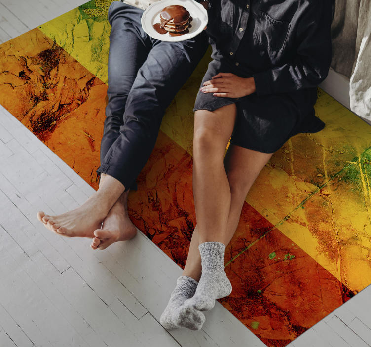 πολύχρωμο casual μοντέρνο χαλί - TenStickers