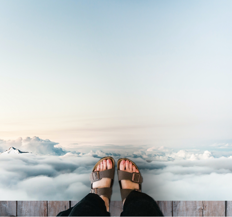 χαλί φύσης γαλήνη του cloudscape - TenStickers