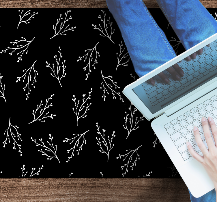 χαλί φύσης λεπτεπίλεπτα μοτίβα κλαδιών - TenStickers