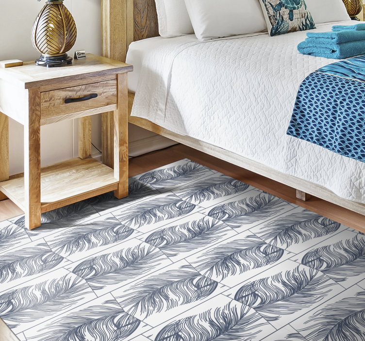 χαλί φύσης χαριτωμένα φύλλα - TenStickers