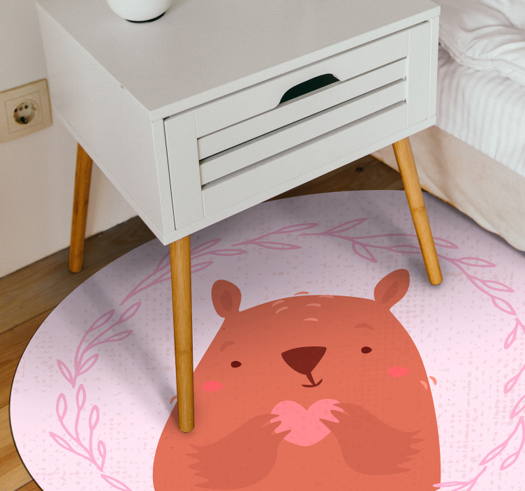 σκανδιναβική κουβέρτα με πρόσωπο αρκούδας - TenStickers