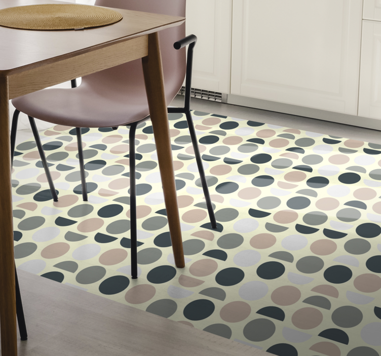 σκανδιναβικά cercles γεωμετρικά χαλιά - TenStickers