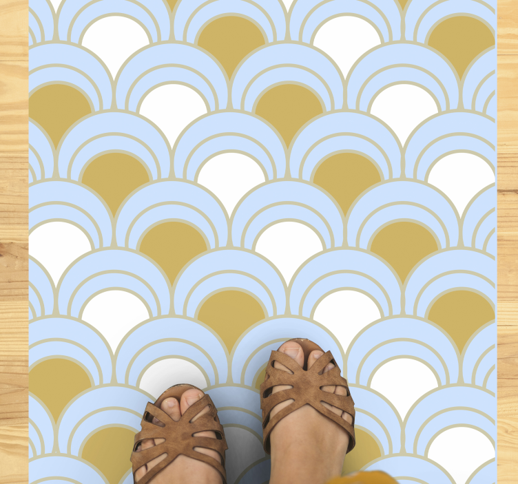 σκανδιναβικό σύγχρονο γεωμετρικό σχέδιο γεωμετρικά χαλιά - TenStickers